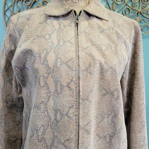 CHICO'S Leather Jacket